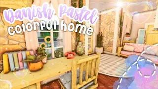 No Gamepass Colorful Danish Pastel Aesthetic House I Bloxburg Speedbuild and Tour - iTapixca Builds