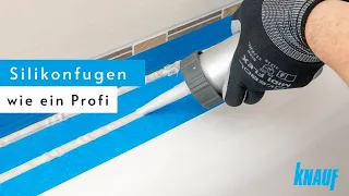 Schritt für Schritt zur perfekten Silikonfuge