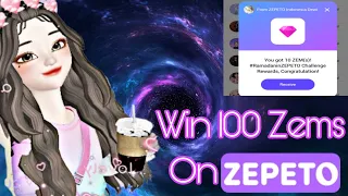 Win 100 Zems on Zepeto - how to get Free zems Zepeto - zepeto free Zems - zepeto free 1 zems #zepeto