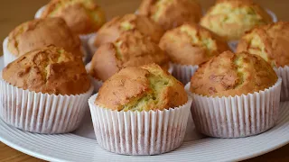 Sweet muffins with zucchini and lemon! Easy recipe #693
