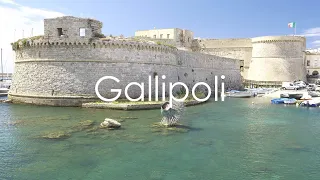 Gallipoli Walking Tour, Puglia, Italy  - 4K UHD - Virtual Trip