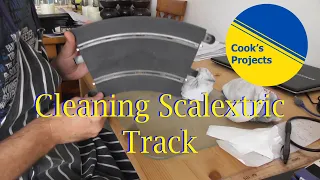 How to Fix Scalextric Track - Cleaning track to fix stopping and slow running slot cars