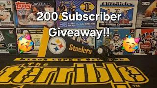 200 Subscriber giveaway announcement! Thank you for all the support!