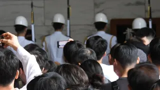 中正紀念堂  海軍儀隊  收哨儀式 🕔 中華民國 113 年 5 月 25 日 The  Final  Shift  of  the Honor  Guard  ( May 25, 2024 )