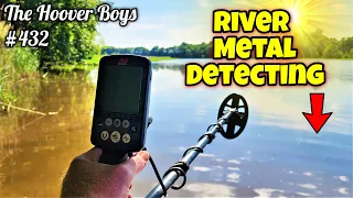 Metal Detecting in the River for Lost Treasure