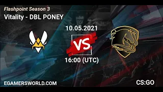 VITALITY VS DBL PONEY - MELHORES MOMENTOS (MD3) - EN - FLASHPOINT 3