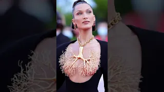 BELLA HADID WITH INCREDIBLE LOOK AT CANNES FILM FESTIVAL 2021 #shorts