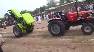 Never seen tractor fight in india