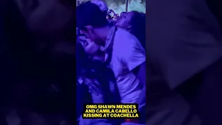 SEALED IT WITH A KISS Shawn Mendes & Camila At Coachella  #shawnmendes #camilacabello #shorts #viral