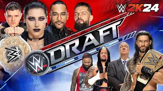 THE DRAFT! | WWE 2K24 Universe Mode - #01 (PC)