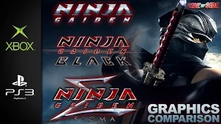 Ninja Gaiden, Black, Sigma | Graphics Comparison | ( Xbox , PS3 , Vita )