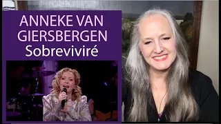 Voice Teacher Reaction to Anneke van Giersbergen -  Sobreviviré | Beste Zangers 2021