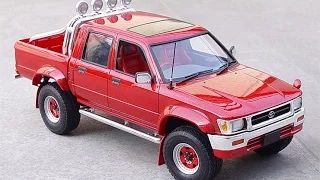 AOSHIMA 1:24 TOYOTA HILUX 4WD PICK UP DOUBLE CAB