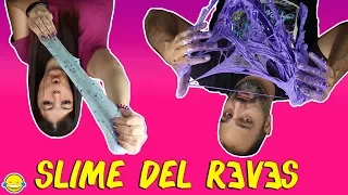 REVERSE SLIME MAKING CHALLENGE BACKWARDS DIY. Slime del reves Tutorial Satisfying ASMR