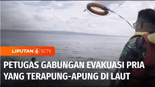 Pria Ini Tolak Dievakuasi Nelayan di Perairan Laut Kota Bau Bau, Tim SAR Evakuasi Paksa | Liputan 6