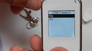 Мини Портативная 1.5" LCD 16M Аккумуляторная USB Цифровая Фоторамка с Брелоком Белая