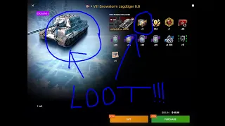 Showstorm Jagdtiger 8.8 Opening Loot Boxes