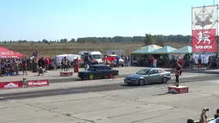 Lada 2107 8v turbo vs BMW E36 run2