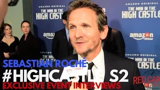 Sebastian Roché Interviewed at The Man in the High Castle Season 2 Premiere #HighCastle