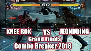 Tekken 7 FR: Knee(Jin) VS Jeondding(Eddy) Grand Finals|Combo Breaker 2018|(TWT)