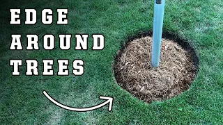 Edging and Mulching Around Trees: Redefine An Edge