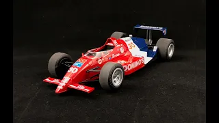 Building the AMT March 88C scale model kit Indy Race car