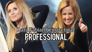 5 times Lara Fabian was a PROFESSIONAL in UNCOMFORTABLE situations