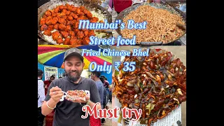 Manchurian King | Fried Manchurian Bhel | Best Street Food in Dadar Mumbai | live food joint Chinese