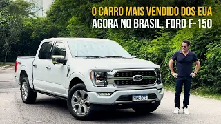 O carro mais vendido dos EUA agora no Brasil. Ford F-150
