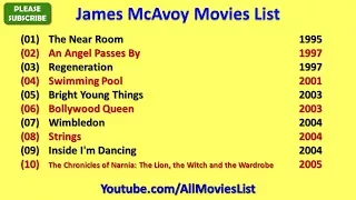 James McAvoy Movies List