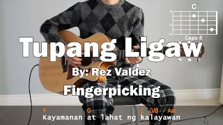 Rez Valdez - Tupang Ligaw Cover With Guitar Chords Lesson ( Plucking Version )