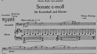 Vilmos Montag - Sonata in E minor for Double Bass and Piano