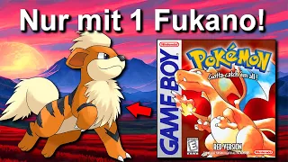 Kann man Pokemon Rot/Blau mit NUR einem FUKANO durchspielen? (+ Keine Items in Kämpfen)