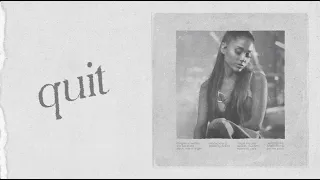 Ariana Grande - Quit (Dangerous Woman Tour: Live Studio Album w/ Note Changes)