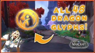 All 48 Dragon Glyphs Locations! Dragonriding 10.0 WoW Dragonflight