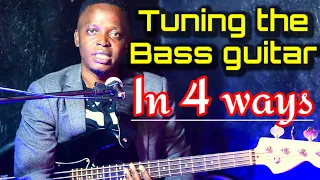 How to tune Bass guitar - Beginners lesson by Gilberto