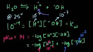 pH и pOH сильных кислот и оснований  (видео 5)| Кислоты и Основания | Химия