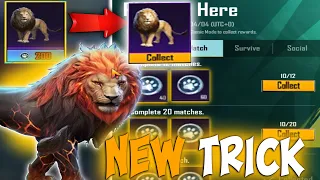 How To Get Lion Companion Free In PUBG MOBILE 2024 (New Trick)
