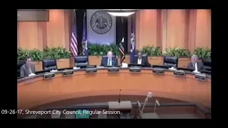 09-26-17, Shreveport City Council, Regular Session