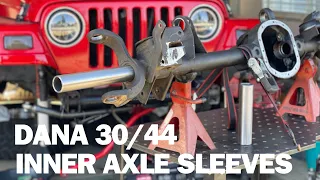 Jeep Wrangler Tj Ultimate Dana 30 Build Pt 1 : Axle Tube Sleeves & Other Mods Lj | Xj | Yj