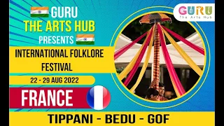 Best Gujrati Folk Dances | International Folklore Festival 2022 - France | GURU-The Arts Hub |India