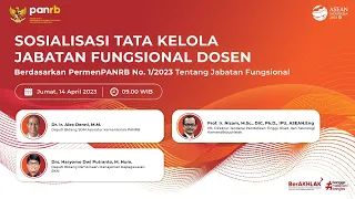 Sosialisasi Tata Kelola Jabatan Fungsional Dosen Berdasarkan PermenPANRB No. 1/2023 tentang JF