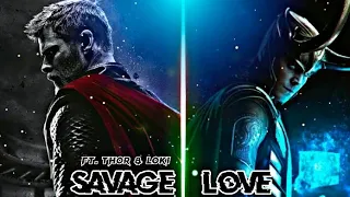 Savage Love ft. Thor & Loki ❤️ || Marvel Edit || Active Editz