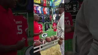 Atlanta Falcons fans Matt Ryan or Michael Vick?! #footballshorts #falcons #short #viral #reaction