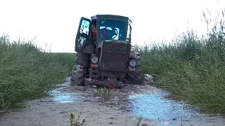 Трактор Т-40АМ удивляет на бездорожье!!! Все в шоке от его проходимости!!!