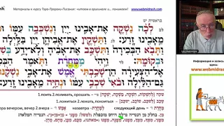 В ЧЬЕМ ОБРАЗЕ СОЗДАН ЧЕЛОВЕК? Библейский иврит. Урок 7 продолжение. Доктор Леви Шептовицкий