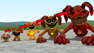 EVOLUTION OF DOGDAY BOSSES IN POPPY PLAYTIME CHAPTER 3!! Garry's Mod