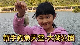 台北內湖大湖公園親子釣遊-新手釣魚的天堂