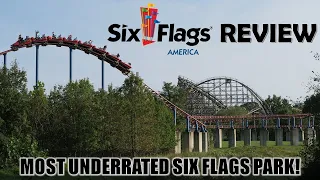Six Flags America Review, Most Underrated Six Flags Park | How the Park Finally Became Good!