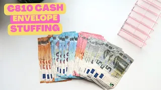 NOVEMBER CASH ENVELOPE STUFFING | €810 | WEEK 1